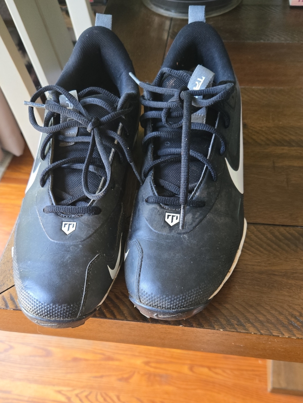 Nike Black Athletic Shoes with White Swoosh